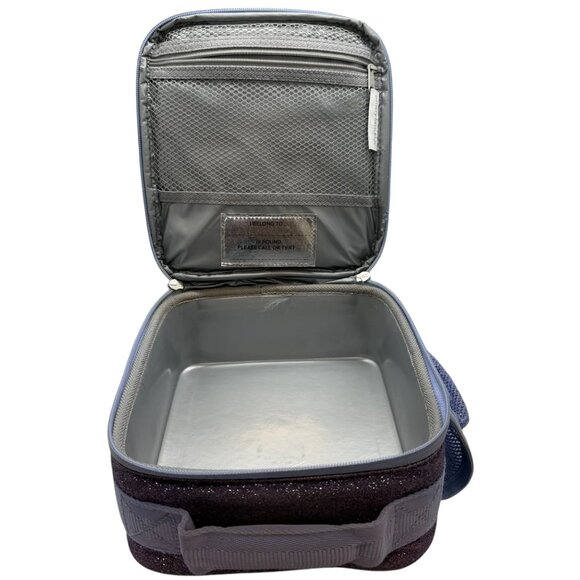 Pottery Barn Kids Glitter Ombre Lunch Box With Handle & Mesh Pocket - Picture 4 of 4